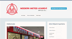 Desktop Screenshot of modernmetodayarevi.com